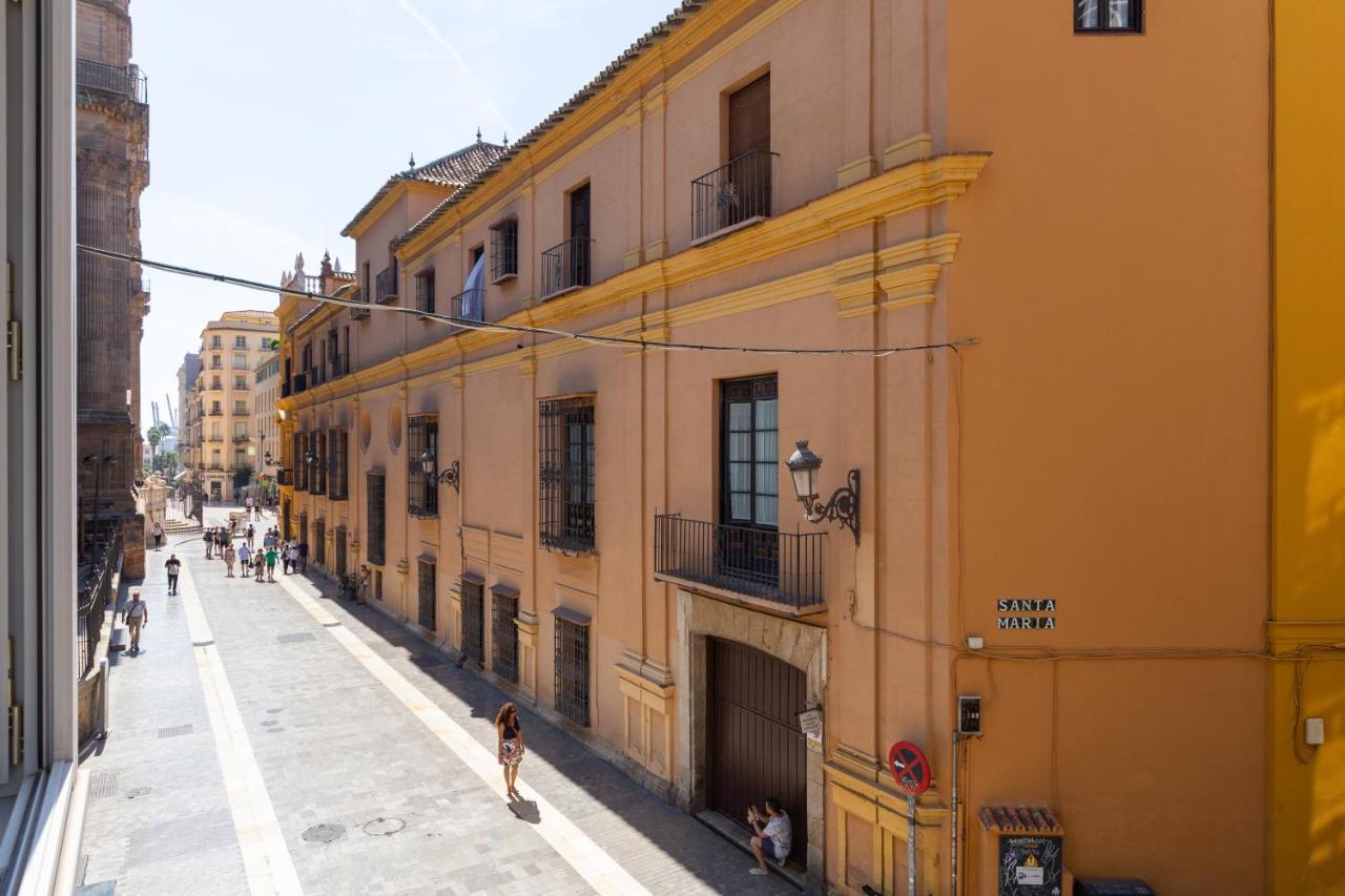 Luminoso Apartamento De Dos Habitaciones Con Vistas A Las Catedral Malaga Exterior photo