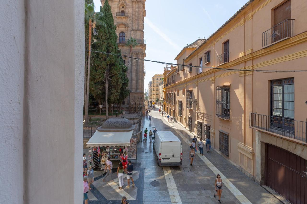 Luminoso Apartamento De Dos Habitaciones Con Vistas A Las Catedral Malaga Exterior photo